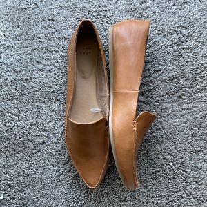 A New Day Leather Pointed Loafers